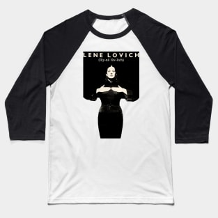 LENE LOVICH 70s Baseball T-Shirt